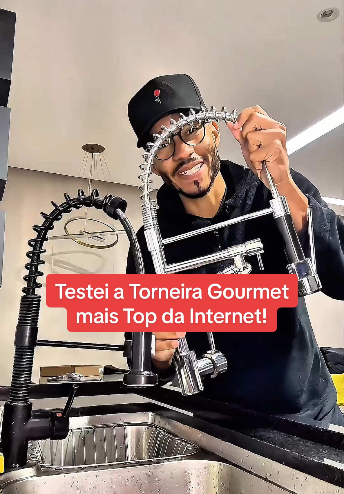 Testei a Torneira Gourmet com melhor custo benefício ela é Top! #torneira #cozinha #torneiragoumert 
