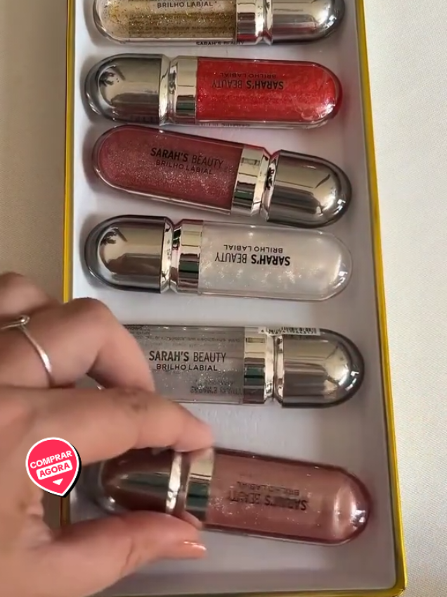 Kit Com 6 Gloss Lip Yamim #tiktokshopbrasil #tiktokshop #maquiagem #gloss #glossylips 