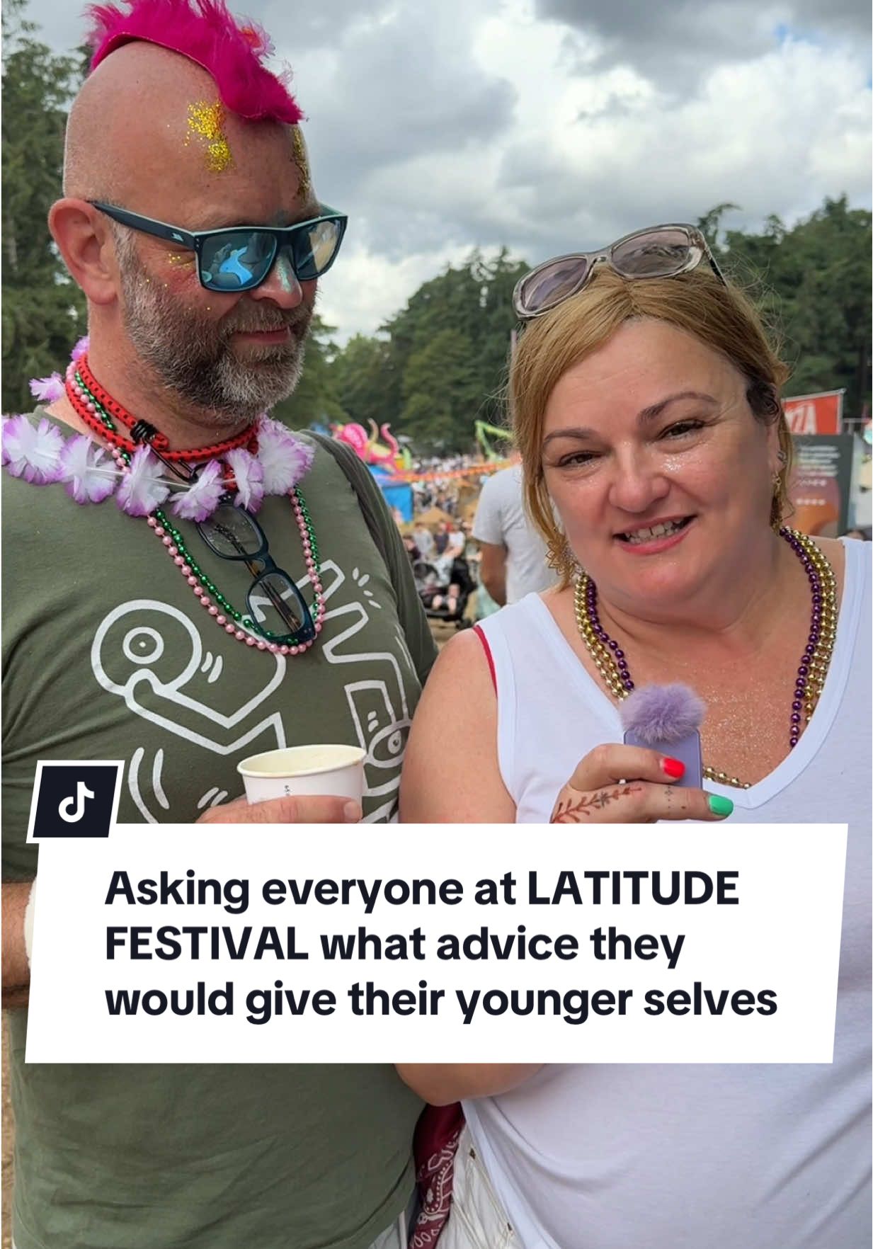 Asking everyone at @Latitude Festival what advice they would give their younger self ❤️ thank you so much to everyone who stopped to talk to me for this one! I loved making it. Special mention to Gwinear's synchronised swimming club, Open Water Synchro, I hope your performance went really well today xxx  I am here this weekend as a guest of @Boots UK AD info: no sponsored content but my ticket was kindly gifted 💙 #bootsuk 