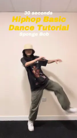 Hiphop foundation tutorial: sponge bob #dance #hiphopclass #hiphop #basicsteps #hiphopbasic #hiphopfoundation #spongebob #hiphoptutorial 