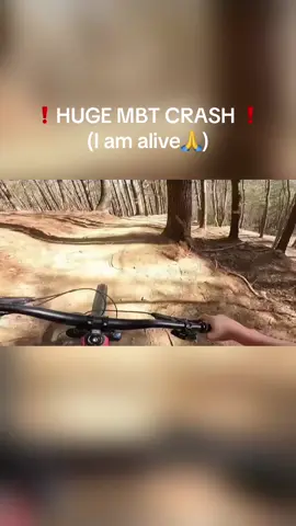 Lucky to survive this one 🙏 #mtb #dirtbike #mountainbike 