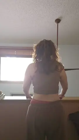 trying to stop my mid chore crash out with calf raises and a shimmy #chronicillness #ms 