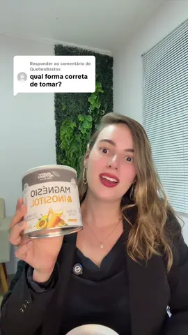 Respondendo a @QuellenBastos Qual é a forma correta de tomar o suplemento? #magnesio #fy #vaiprofy #tiktokshop #nutricionista #magnesioinositol #suplemento #sono #sop #saudeintestinal 