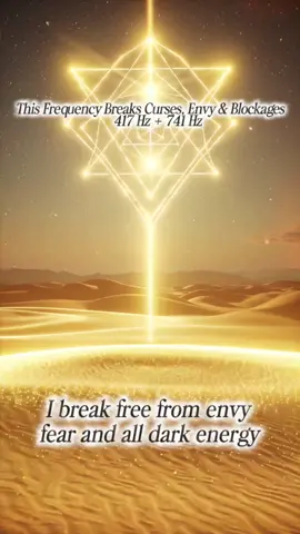Feeling heavy? Things just won’t go your way lately? This sound isn’t just music — it’s energetic armor. 417 Hz wipes out negative patterns. 741 Hz clears toxic energy and shields you from the evil eye. 🎧 Play this daily. Protect your space. Cleanse. Reset. Attract peace. ✨ #EvilEyeProtection #BadLuckCleanse #417Hz #741Hz #EnergyReset #RemoveNegativeEnergy #SpiritualCleansing #FrequencyHealing #EnergeticShield #SoundHealing #AuraProtection #CleanseYourVibe #HealingFrequencies #SpiritualTikTok #HighVibrations