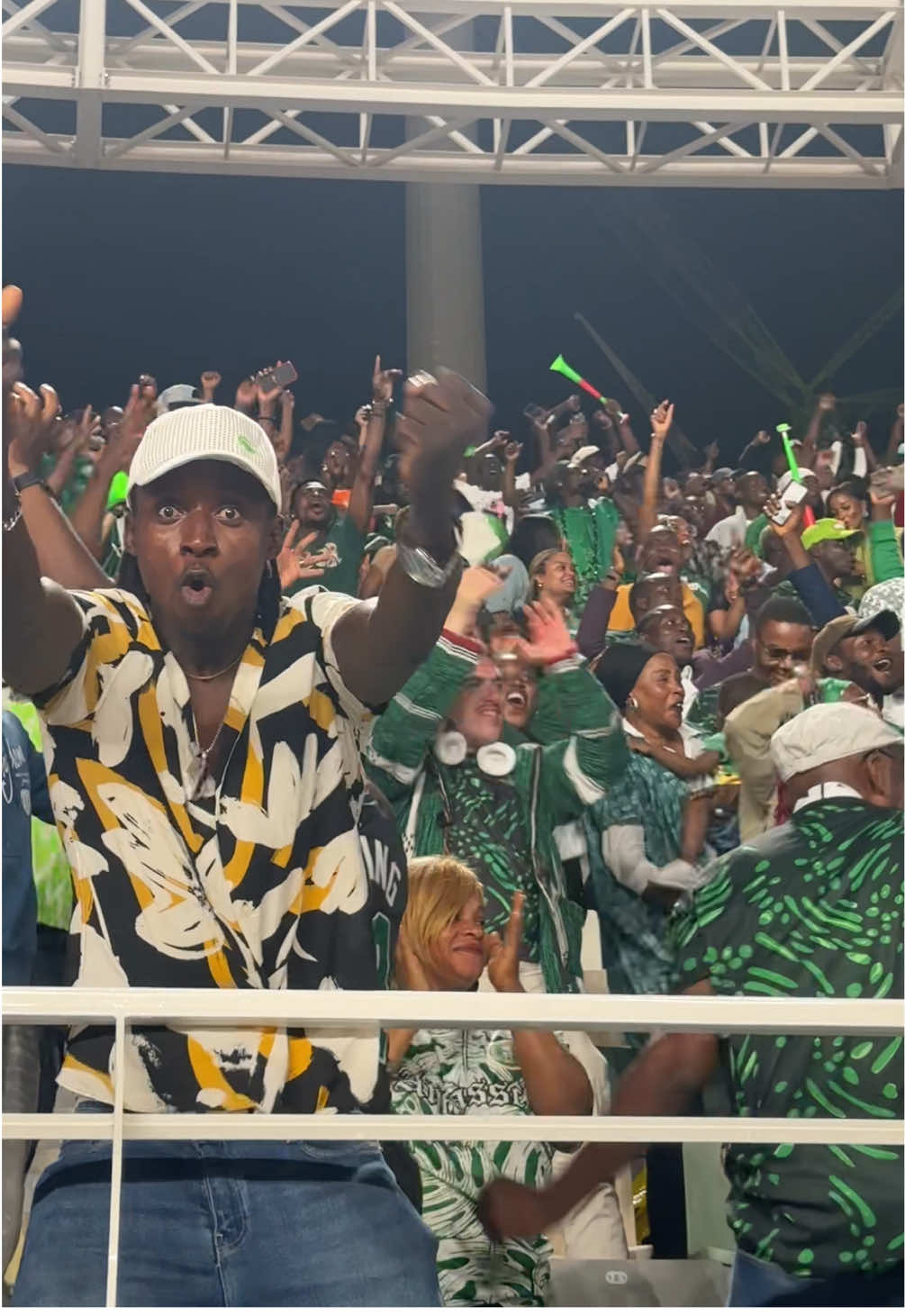 A burst of joy for Nigeria 🥳🙌 #FootballTogether #TotalEnergiesWAFCON2024 #Casablanca #Morocco #SportsTok #CAF #Africanfootball #FootTok @CAF_Online 