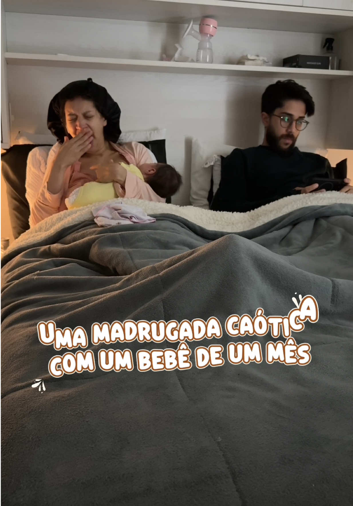 As madrugadas por aqui são super agitadas kkk 🥲 e por aí? O bebê de vocês dorme bem?  #fyp #explorar #rotina 