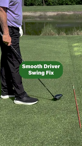 Smooth Driver Swing Fix #scratchgolfacademy