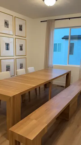 As a small family that loves to host this dining table is PERFECT! Code EMCHAN100 saves you $100 + in July if you order now you get a free gift❣️✨💋🤍 @Transformer Table 