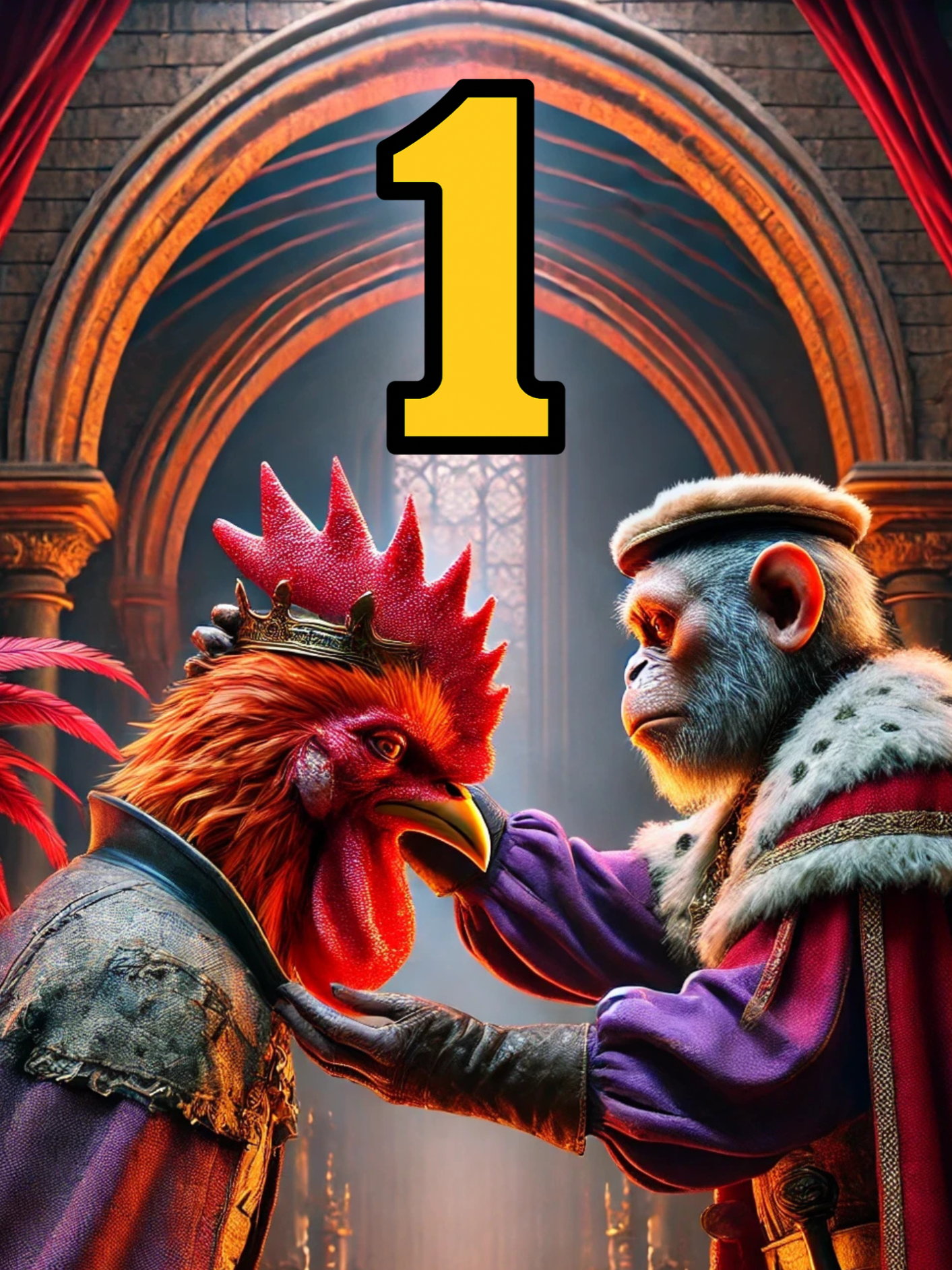 El Rey Gallo Pte1: #historias #cuentos #viral_video #abundancia #humor #divertido #reflexion #gratitud #fypp #animales #series #lealtad #peliculas