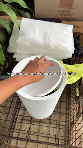 Restocked: your aesthetic trash can is back 🖤🗑️