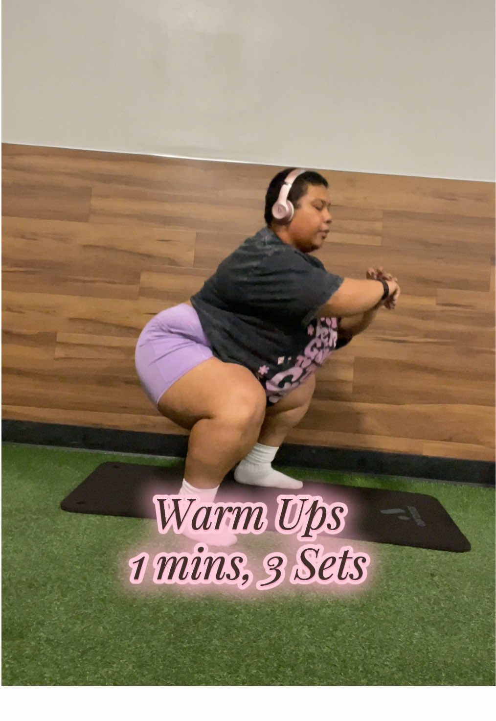 Still need to do 10-12 Reps, 3 sets of lifting weights for 2 exercises and try to run a mile in 15 mins 😂 #cardio #warmups #weightloss 