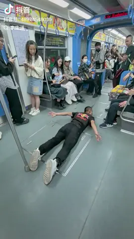 #viral #zombie #prank #metro #lightrail 