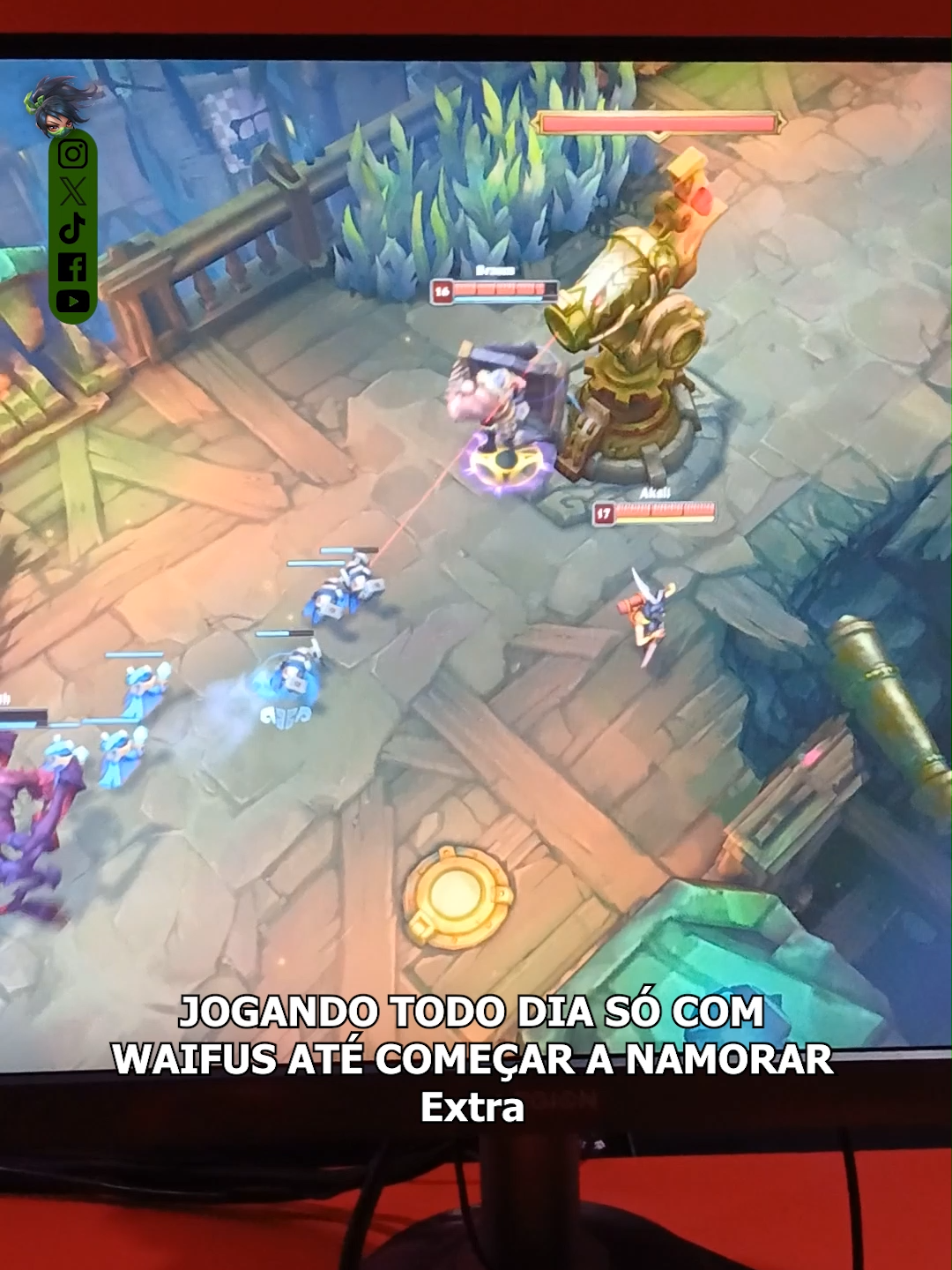 Jogando todo dia só com waifus até começar a namorar Dia 495: Extra - Relaxa que eu não vou usar isso toda vez #leagueoflegends #leagueoflegendsbrasil #RiotGames