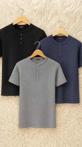 Paket Hemat 3 Potong Kaos Polos Pria Knitwear Waffle Kancing Krah Sanghay#kaospolo #tiktokindo #outfit #gajiansale #trending #belilokal #fyp 
