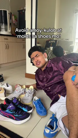 Kulob? Amoy basa? Protect your shoes this tag-ulan season! I use this shoe deodorant from @KS ORIGINAL to keep my kicks fresh all day! 💨 No more molds, no more bad odor a must-have for sneakerheads #KSOriginals #ShoeCarePH #SneakerTipsPH #TikTokPH #RainySeasonTips