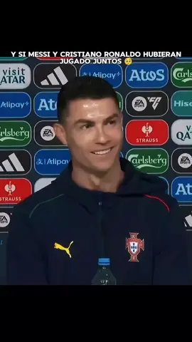 Y si Messi y Cristiano Ronaldo hubieran jugado juntos 🥺 #messi #cristianoronaldo #goats #futbol #fyp #parati