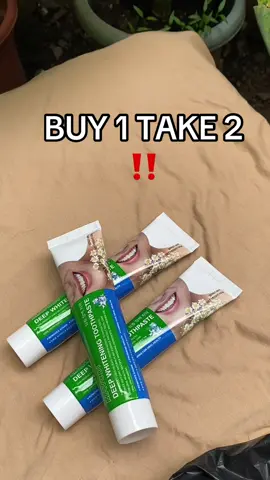 whitening toothpaste na buy 1 take2?!🤩