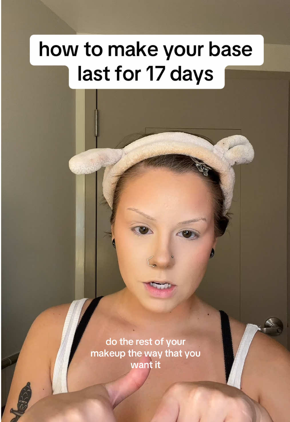 makeup base tutorial for the baddies who need it to last forever. enjoy! #fyp #fypシ #makeup #makeuptutorial #base #foundation #concealer #grwm #hack #hacks #drag #dragqueen #makeupartist #beauty #beautytips #beautyhacks #longwearmakeup 