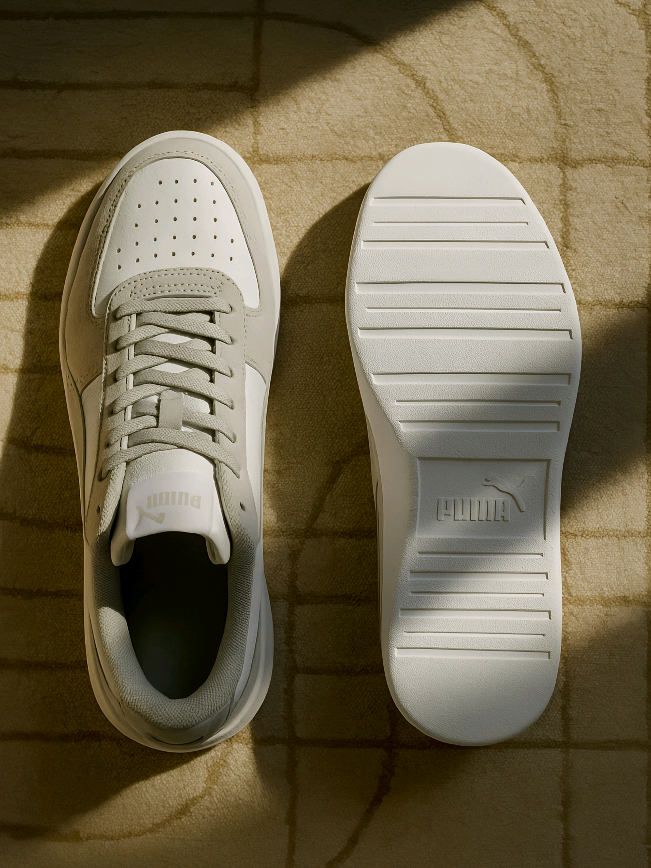 PUMA Sepatu Sneaker Caven Mix Grey-White #sepatupuma #sepatuberkualitas #sepatu #sepatuoriginal 