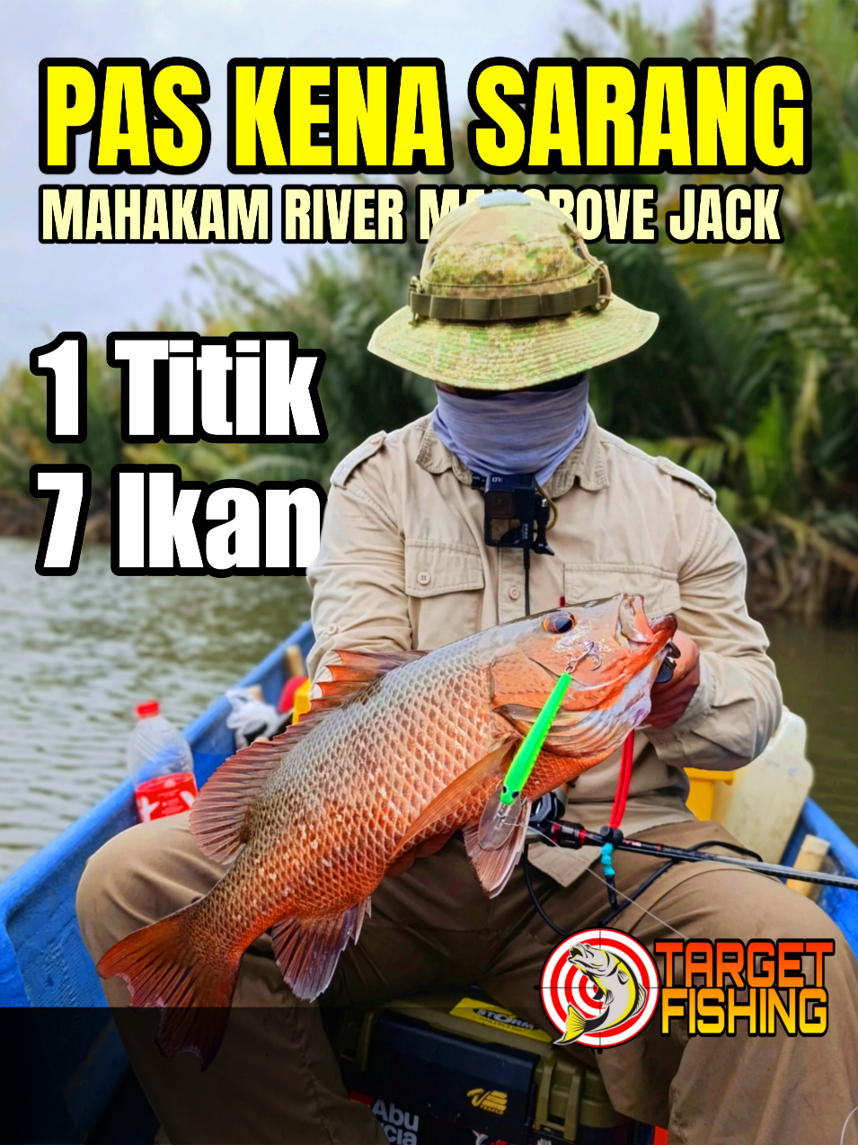 Begini serunya casting di muara kalau pas kena sarangnya.. di 1 titik saja bisa dapat 6-7 ekor ikan di sini saya masih di muara sungai mahakam, Samarinda, Kalimantan. Casting di Muara dengan Target Mangriova Jack dan Blackbass Umpan yang saya pakai ada di Target Fishing ya. Rod : Daiwa Blazon 8-16lb Reel: Abu Garcia REVO Winch PE: Proberos X4 Leader: Samar 40lb Snap: AXZ Groud no.1 #mancing #mancingmania #mancingcasting #castingmuara #mangrovejack #blackbass #papuanbass #estuary #borneo #kakipancing #mahakam #daiwa #abugarcia #relixnusantara #targetfishing #largemouthbass #castingtoman 
