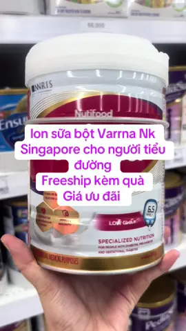 lon sữa bột Varrna Nk Singapore cho người tiểu đường  Freeship kèm quà  Giá ưu đãi #varna 