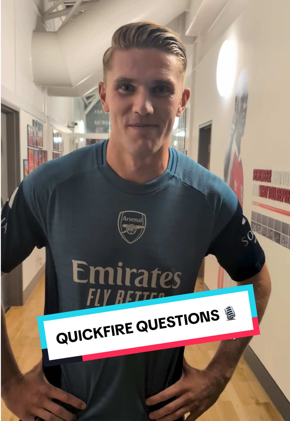 Quickfire Questions: Viktor Gyökeres edition 🎙️ 👊 Proudest moment so far  🎯 Goal-scoring technique 💭 Arsenal ambitions #arsenal #afc #viktorgyökeres 