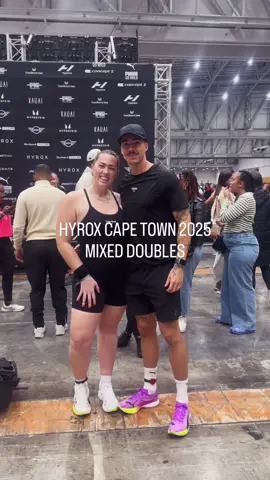 HYROX Cape Town 2025 – Mixed Doubles 🏁 What a race! Hannah & I teamed up for the first time, and she absolutely crushed it out there. Strong stations, and calm under pressure the whole way through. We pushed hard from start to finish and came away with a time we’re proud of — and a race experience we won’t forget. Thanks to Verb for kitting us out with their awesome activewear. Grateful to be able to do this 💪🏽 #hyrox #Running #Fitness #training #workout #run #motivation 