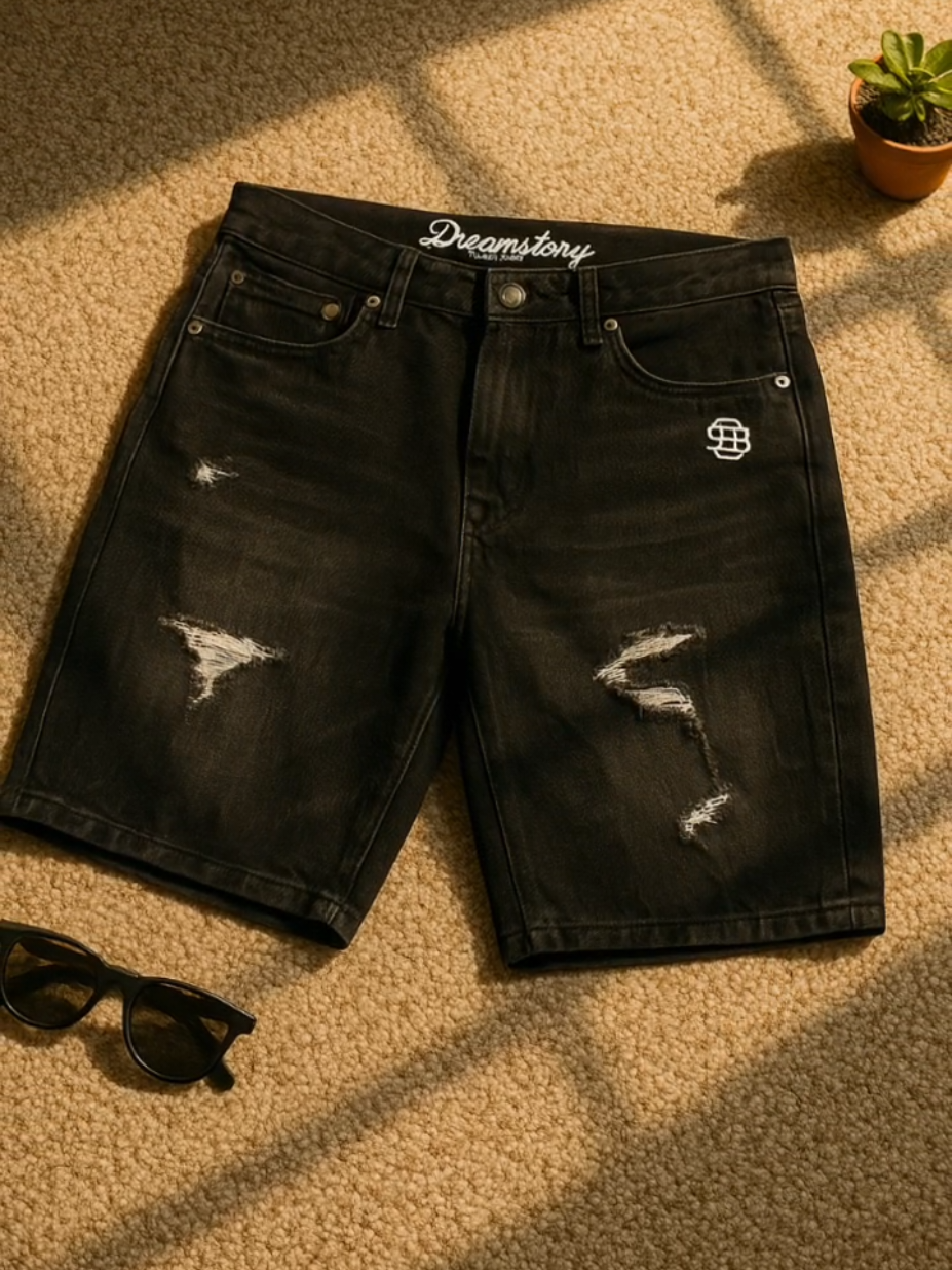 celana pendek dream story Kings kingdom denim #CelanaPendekPria#dreamstory#FashionLokal 