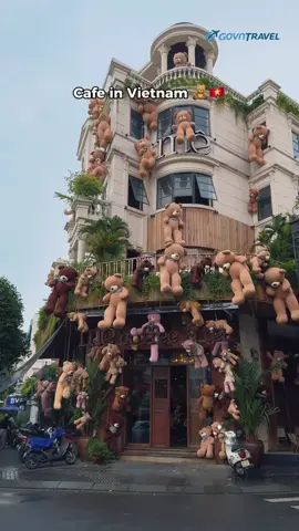 Can you believe it? This café used 700 teddy bears just for decoration! 🧸✨ The entire space looks like a dreamy fairytale — warm, cute, and cozy. Every corner is carefully styled, perfect for your next Instagram photo! 📸 If you're a teddy bear lover or just looking for a chill, aesthetic spot, this café is a must-visit! 🤩 📍Vietnam  #Travel #govntravel #vietnam #travelvietnam #trending #traveltiktok #tour #fyp 