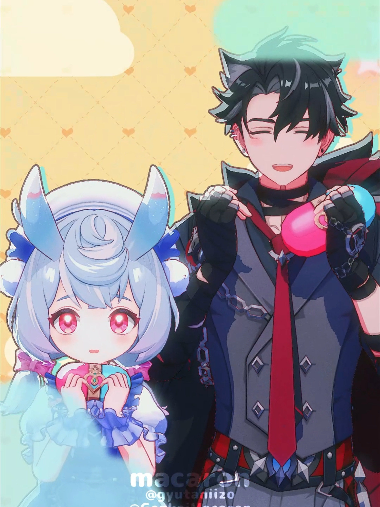 💗シグウィン　リオセスリ⛓️／お返事まだカナ💦❓おじさん構文😁❗️【原神/MMD/Genshin impact】 #原神 #GenshinImpact #hoyocreators #genshinfanart #sigewinne #wriothesley #MMD #b3d #blender #お返事まだカナおじさん構文 #雨衣 #吉本おじさん #fyp  ——💖Credit💖——   ♡Music：雨衣『お返事まだカナ💦❓おじさん構文😁❗️』  Vocal : 雨衣／Music : 吉本おじさん  ♡Model：miHoYo,绿  ♡Motion（一部改変） :イースアリシア,おんぞ,まかろん  ♡Effects :おたもん,サンドマン,そぼろ,針金P,ビームマンP,ikeno,P.I.P,rui,winglayer  ♡Edit：まかろん   ありがとうございます❕   💖転載禁止  💖Unauthorized reproduction prohibited.