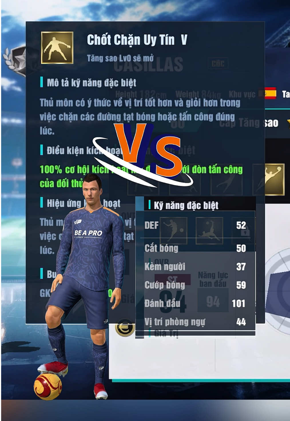 SERIES HIDDEN SKILLS: “Chốt chặn uy tín” • Đây là chỉ số ẩn giúp cho GK chọn vị trí tốt hơn khi đối mặt với những pha tấn công hoặc tạt cánh của đối phương. • GK của bạn có đang sở hữu chỉ số ẩn này? #khoildext #beaprofootball #gk #skill #CapCut 