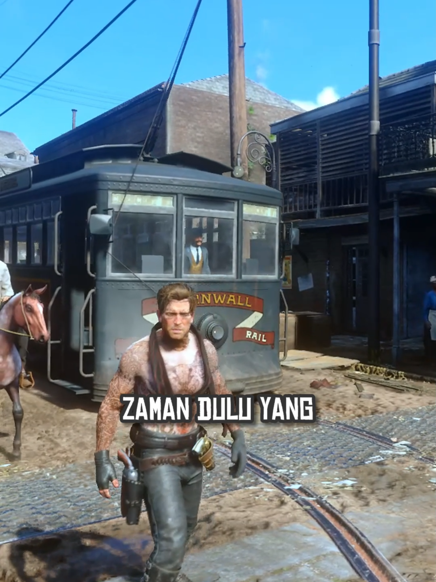 Eksperimen Mengikuti Masinis Kereta Selama Satu Hari #rdr #rockstargames #gameplay #game #faktaunik #faktamenarik #fyp #detail #realistis #eksperimen #rdr2 #npc #masinis #keretaapi #tram