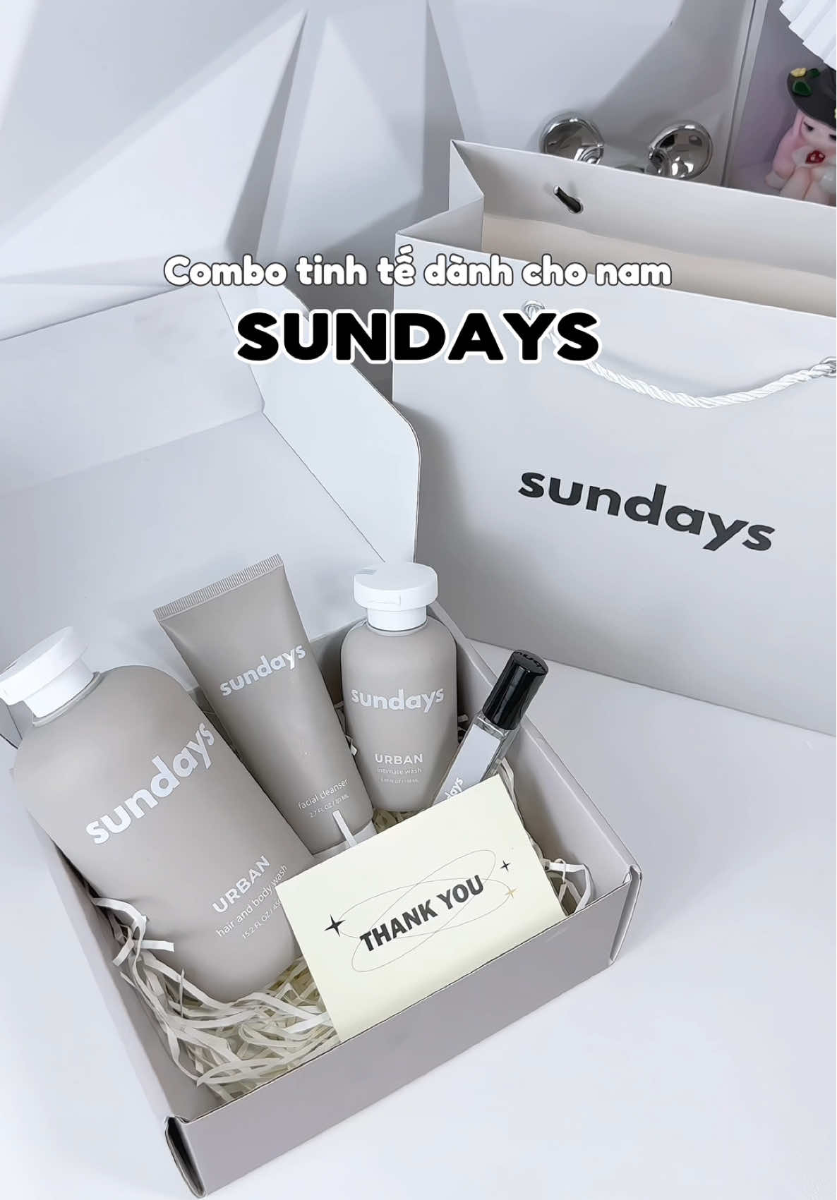Combo Sữa Tắm Gội Vệ Sinh Nam ✨ Mấy bà làm quà tặng cũng tâm lý lắm nè 💕 #sunday #suatam #combosuatam #tamgoinam #riviucunghuong #viral #review 
