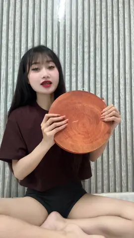 Thớt gỗ size 26cm kèm  tặng Dao #quynhtaphoane 