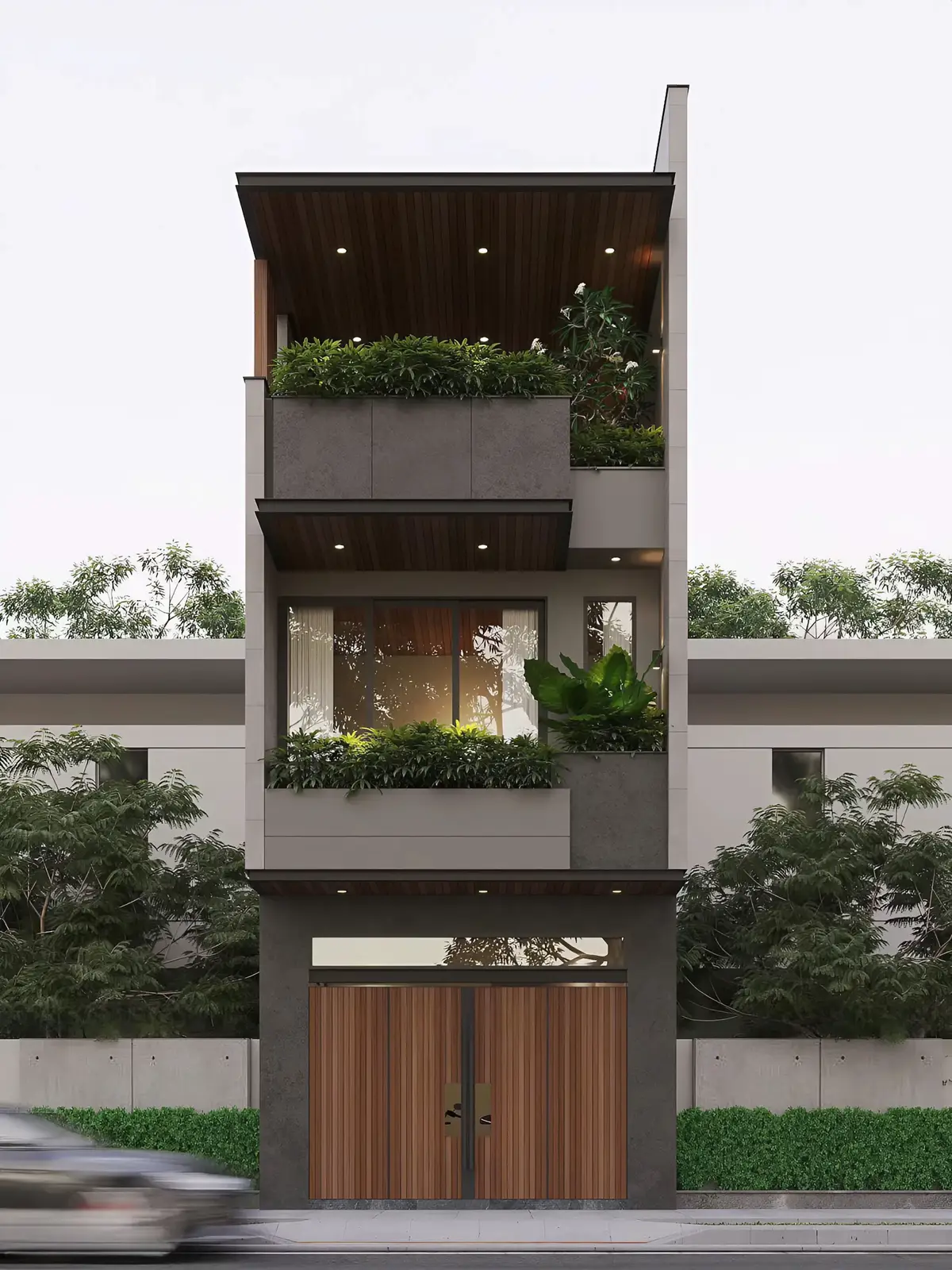 🔲 Diện tích: 5x20m 🏡 Quy mô: 1 Trệt - 2 Lầu - Mái BTCT. #synhadep #nhadep2025 #nhadep #maunhadep #thietkenhadep #xaynhatrongoi #nhaphohiendai #hiendai #xuhuongnhadep #hochiminh #saigon #viral #xuhuong 