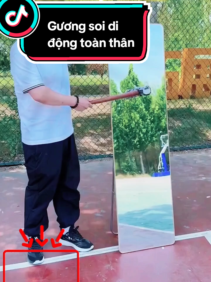 Gương soi toàn thân di động chống vỡ #xuhuong #viral #trending #guongsoitoanthan #guongsoididong 
