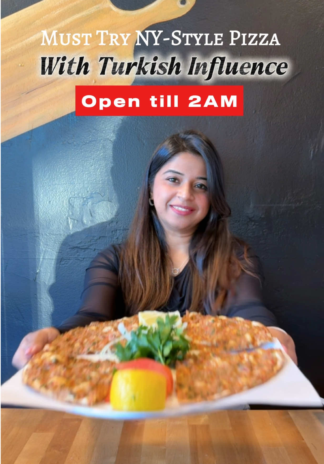 POV: You just found your new favorite pizza spot 🍕🔥 Mateo Pizza in San Mateo is where New York-style slices meet Turkish flavor — and yes, it’s 100% halal! 🇹🇷🗽 I had their Truffle Mushroom + Chicken Pesto Delight (yes, you can get half & half!) and I’m still dreaming about that flavor. Also tried their crispy Lahmacun, cheesy Spinach Pita, and ended with Turkish desserts + complimentary tea. Open DAILY till 2AM — this place is perfect for late-night cravings. 🌙 📍 Mateo Pizza | 851 N San Mateo Dr #halal #bayareaeats #sanmateo #sfeats #pizza 