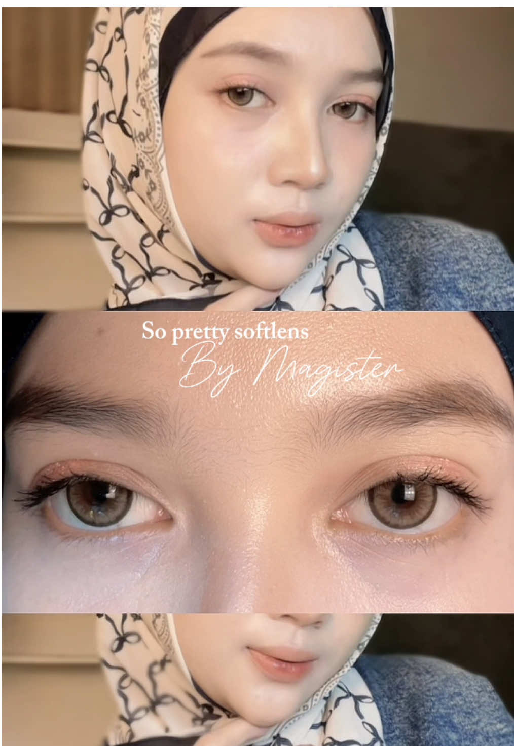 Yuk samaan cakep bangett🤍 #softlens #magister #candybrown @Magistersoftlens.id @Magisterlens.my #brown 