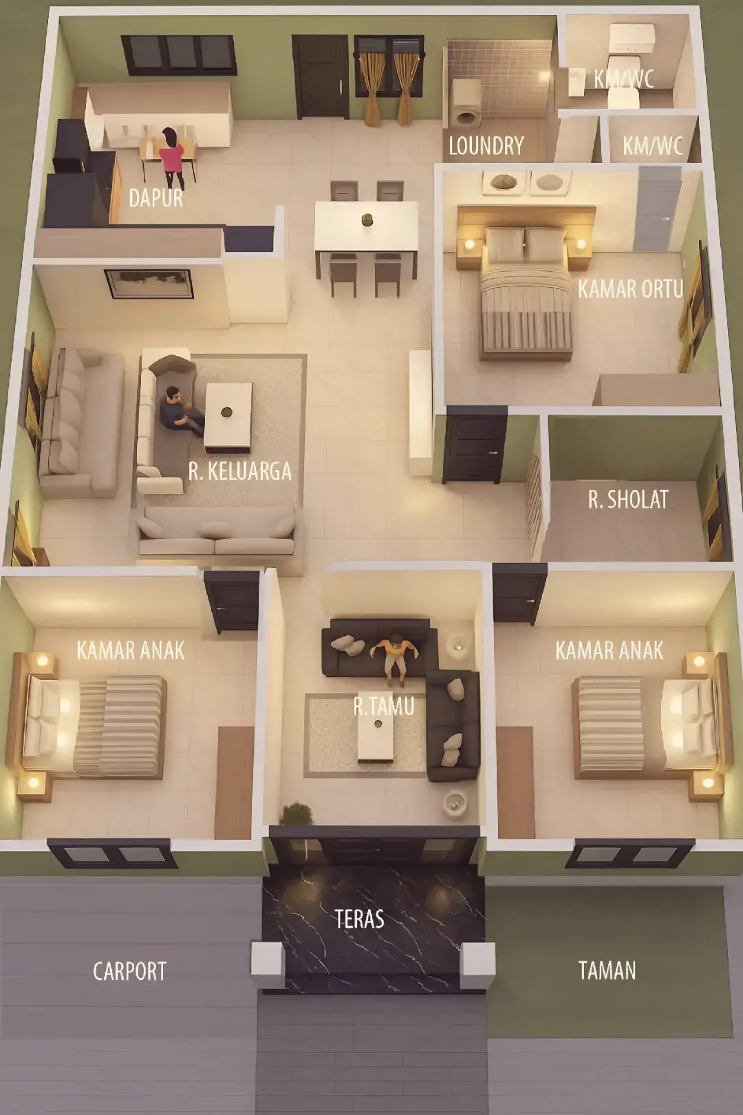 Inspirasi rumah minimalis elegan dengan atap limas dan sentuhan pilar klasik! Warna putih bersih dipadukan dengan pintu hitam yang gagah, menciptakan kesan mewah namun tetap simpel. Cocok untuk kamu yang suka desain modern timeless. Yuk simpan dan jadikan inspirasi rumah impianmu! 💫 #DesainRumah #MinimalisModern #RumahImpian #IdeRumah #HomeDesign