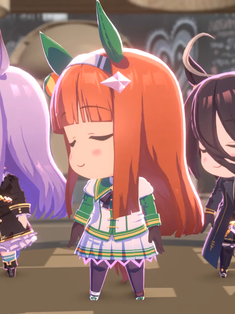 【赛马娘】如果你是特雷森平板就跳舞#ウマ娘 #umamusume #メジロマックイーン #サイレンススズカ #マンハッタンカフェ  Model:Cygames/UmaViewer Motion:mikuqueen Stage:海新_