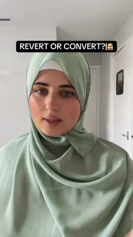I guess being technical revert is the correct term as we’re coming back to Islam after being born into it. But I also do use convert #convert #revert #newmuslim #islamic_video #muslimtiktok 