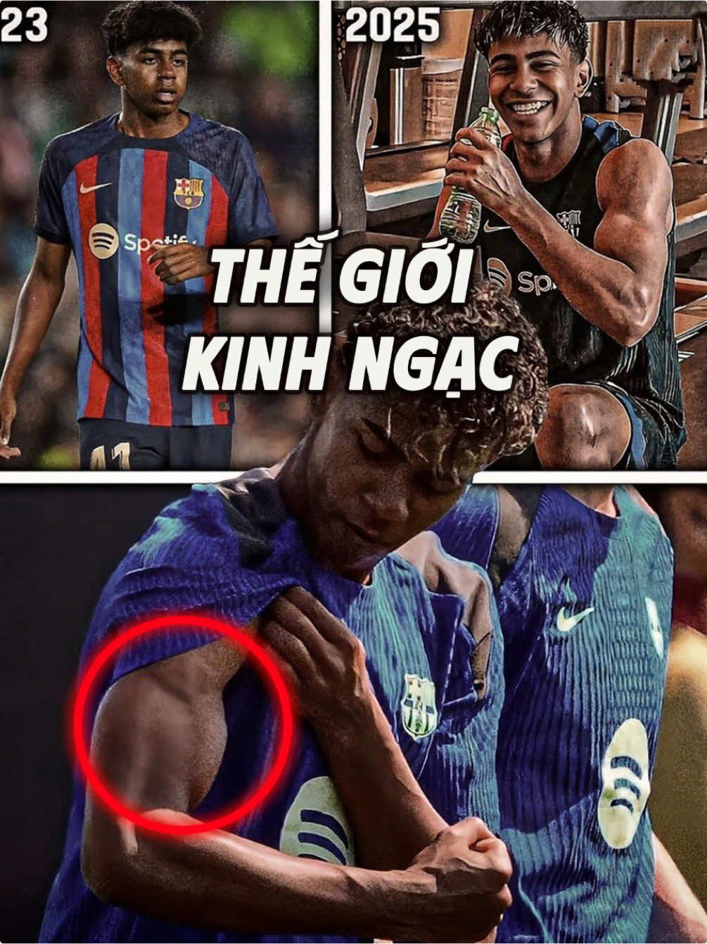 Lamine Yamal lớn nhanh như thổi khiến thế giới kinh ngạc #yamal #blvalex #Soccer