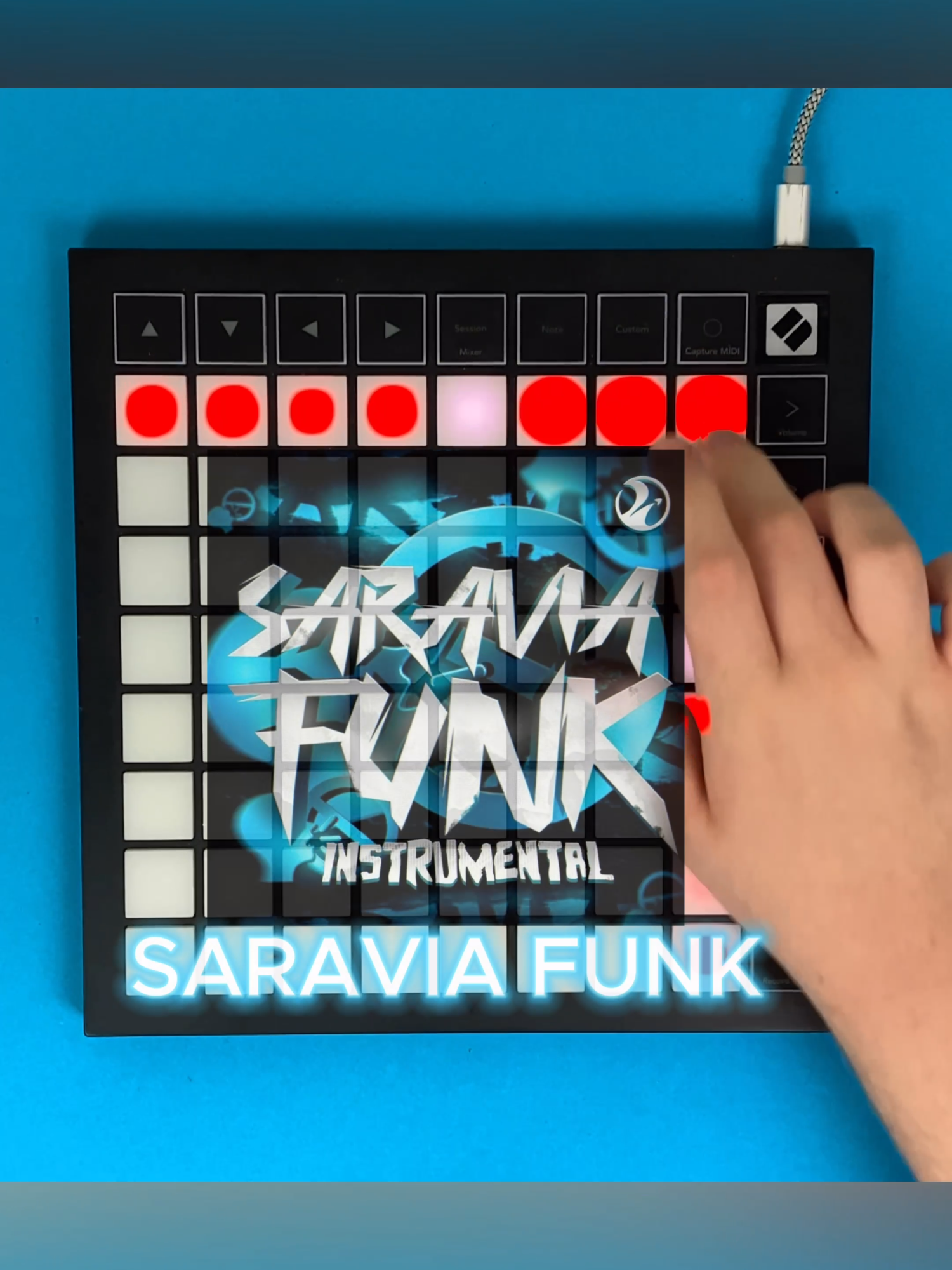 SARAVIA FUNK (Mega Slowed Instrumental) Launchpad Cover #tiktoktrending #song #viral #phonk #launchpad #videoviral #edit #fyptrending  #tiktokforyourpage #tiktokvideo #shorts #funk