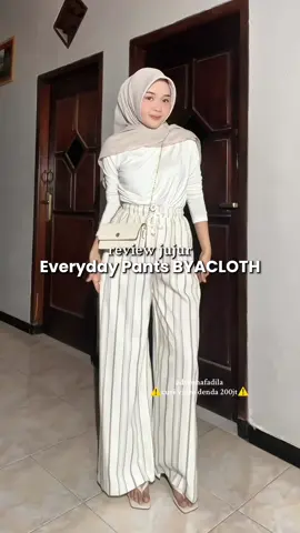 Membalas @🥷🏻🪫 review jujur celana viralnya byacloth‼️ #review #celanakulot #everydaypants #strippantsoutfit #outfit #ootdstrippants #celanarumahan #celanasantai 