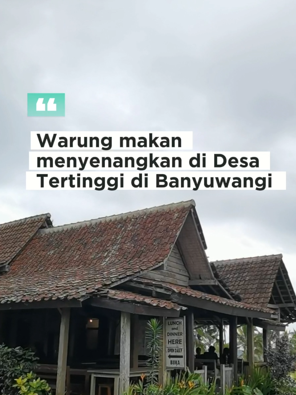 Warung Makan Bu Widi. Mungkin bisa disebut #hiddengem karena warung yang berbangunan Joglo sederhana berada di salah satu pucuk desa tertinggi di Banyuwangi. Mereka menjual makanan Indonesia. Biasanya pengunjungnya datang melakukan reservasi karna kami datang mendadak jadi bahan yang tersedia hanya ada beberapa masakan dan kami memesan nasi tempong. Menyenangkan sekali, sambil menunggu ngobrol2 tentang masakan indonesia dan menikmati pemandangan persawahan. Cocok banget buat kalian yang turun dari Ijen atau yang menginap sekitar daerah Licin.  Ada yang pernah makan disini? #pinaraklur #kulinerbanyuwangi #hiddengem #wisatabanyuwangi #banyuwangikuliner #hobimakanbanyuwangi #kulinerhiddengem #semangatbanyuwangi 