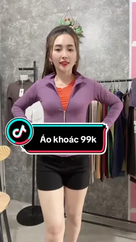 Màu tím môn này xinh quá chỉ 99k #xuhuong #phoidoxinh #aokhoacnu #phoido #aokhoacchongnang #aokhoacyoga 