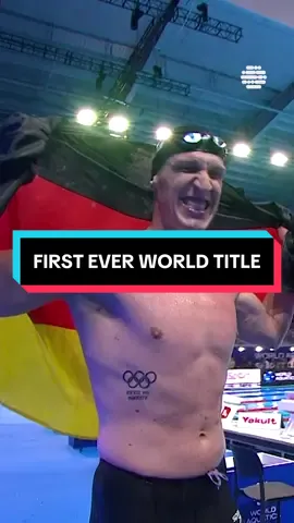 🇩🇪 Lukas Martens activating the afterburners for a sprint finish to claim gold in the Men’s 400m free 🤯 #Swimming #AQUASingapore25 