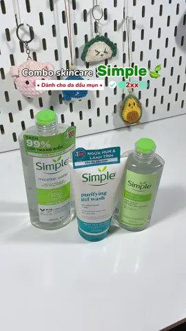 #combosimple #nuoctaytrang #suaruamatsimple #tonersimple #hoptaccungunilever #honneiunz #xuhuong 