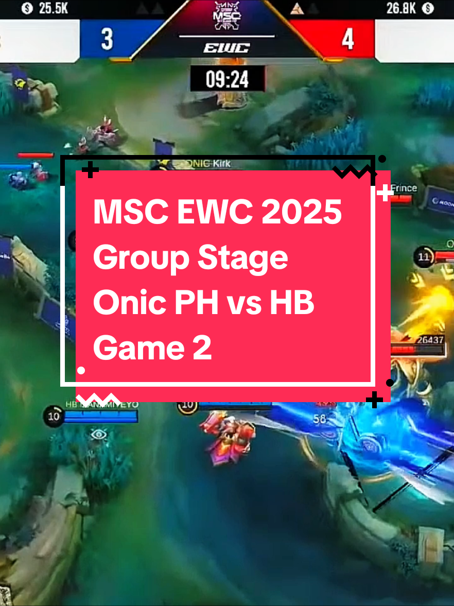 MSC EWC 2025 | Group Stage | Onic PH vs Homebois Game 2 #MSCEWC2025 #MLBB 