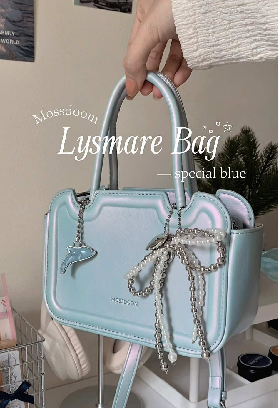Meet Mossdoom Lysmare Bag 🩵 #mossdoom #lysmarebagmossdom #crossoverbag #tuixach #tuideocheo #skyblue #slingbag 